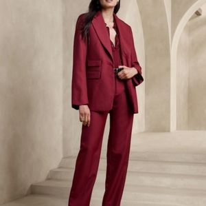 Banana Repulic Lido Staight Italian wool pants NWT